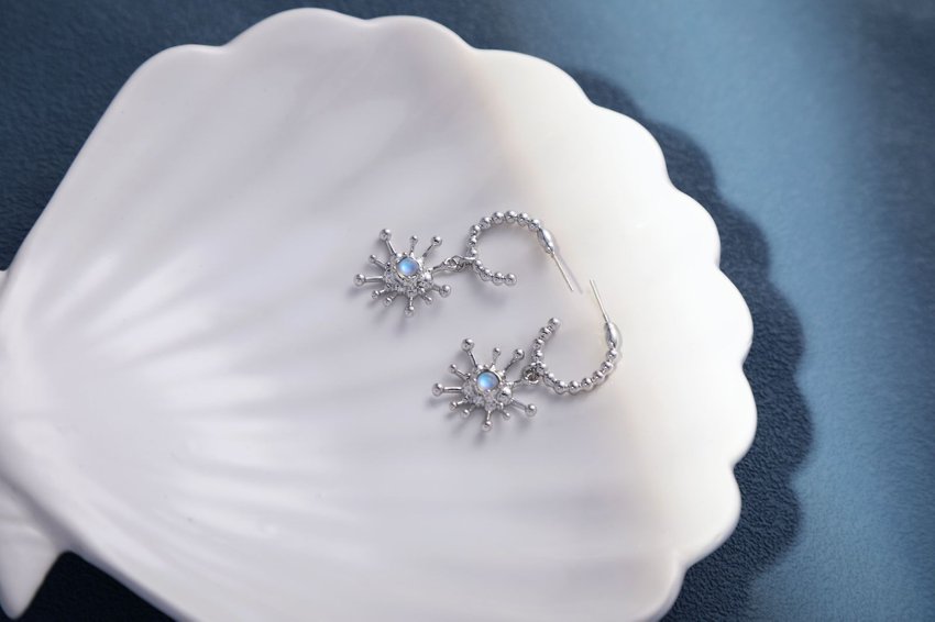 Starlight Opal Drop Earrings